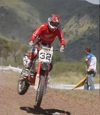 Pablo como piloto profesional