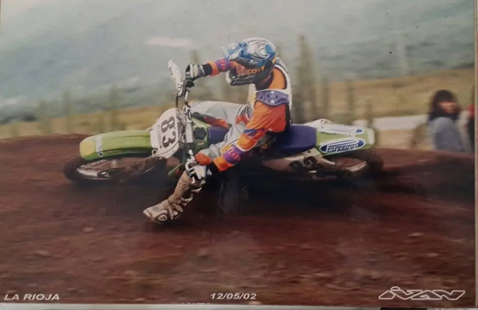 Pablo como piloto profesional